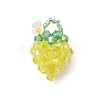 Glass Seed Beaded Pendants PALLOY-MZ01238-04-1