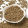 6/0 Opaque Baking Paint Glass Seed Beads SEED-M012-02A-16-2