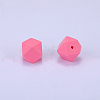 Hexagonal Silicone Focal Beads SI-JX0020A-07-1