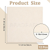 12Pcs Square Self-adhesion Polyester Carpet Tape DIY-CN0003-45A-2