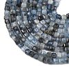 Natural Devil Blue Aquamarine Beads Strands G-NH0073-C01-2mm-4