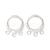 Brass Huggie Hoop Earring Findings KK-A158-02P-1