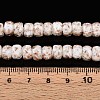 Luminous Handmade Gold Foil Glass Beads Strands FOIL-N029-02A-10-5