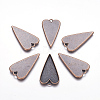 Tibetan Style Alloy Big Pendant Cabochon Settings LS-X-RLF11251Y-NF-1