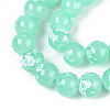 Baking Paint Glass Beads X1-DGLA-N015-8mm-07-3