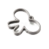 304 Stainless Steel Hollow Pendants STAS-D381-02B-P-2