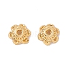 6-Petal Brass Bead Caps KK-A162-03G-1