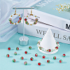 3 Strands Two-Tone Crackle Baking Paint Transparent Glass Beads Strands CCG-SP0001-01A-4