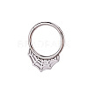 316L Stainless Steel Micro Pave Cubic Zirconia Hoop Nose Rings WG5D603-23-2