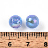 Electroplate Pearlized Glass Pearl Beads EGLA-T021-14B-06-3