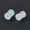 Glass Imitation Jade Beads GLAA-P029-08-4