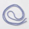 Glass Pearl Beads Strands X-HY-3D-B49-2