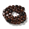 Natural Mahogany Obsidian Beads Strands G-P497-01D-02-3