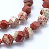 Natural Red Jasper Beads Strands G-F523-12-8mm-3