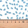 Baking Paint Transparent Glass Seed Beads SEED-N006-05L-4