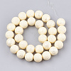 Electroplate Shell Pearl Beads Strands SHEL-T005-09-M-3