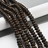 Natural Bronzite Beads Strands G-G084-C13-01-2