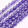 Natural Amethyst Beads Strands G-O166-29-4mm-1