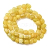Natural Korea Olive Jade Nuggets Beads Strands G-T150-A02-01-4