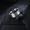 201 Stainless Steel Finger Rings for Men WG1765E-30-1