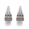 Tarnish Resistant 304 Stainless Steel Snap On Bails STAS-P249-07P-2