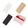 AHADEMAKER 4Pcs 4 Colors PU Imitation Leather Glasses Case AJEW-GA0005-19-1