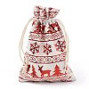 Christmas Theme Cotton Fabric Cloth Bag LS-ABAG-H104-B12-1