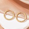 202 Stainless Steel Huggie Hoop Earrings EJEW-F111A-20mm-G01-2