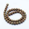Natural Wood Lace Stone Beads Strands G-F518-21-8mm-2
