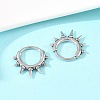 Spiked 316 Stainless Steel Cartilage Earrings AJEW-C044-15AS-2
