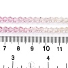 Gradient Color Baking Paint Glass Bead Strands DGLA-A039-T6mm-A01-5