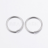 304 Stainless Steel Open Jump Rings A-STAS-P151-05-2