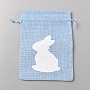 Easter Cloth Storage Pouches ABAG-WH0048-03B-03-1