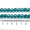 Transparent Glass Beads EGLA-A035-T8mm-D12-5