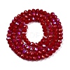 Electroplate Opaque Solid Color Glass Beads Strands LS-EGLA-A044-P4mm-L02-3