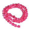 Dyed Natural Malaysia Jade Star Beads Strands G-Z080-A01-03-3