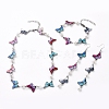 Link Bracelets & Dangle Earrings & Necklaces Jewelry Sets SJEW-JS01081-1-1