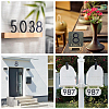 Zinc Alloy House Number FIND-WH0064-99-8-6