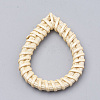 Handmade Spray Painted Reed Cane/Rattan Woven Linking Rings WOVE-N007-05F-3
