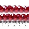 Electroplate Transparent Glass Beads Strands X-EGLA-A035-T10mm-A01-4
