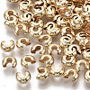 Brass Crimp Beads Covers KK-S354-214A-NF-2