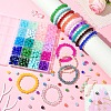 1000Pcs 40 Colors Baking Paint Imitation Jade Glass Round Beads DGLA-YW0001-32-5