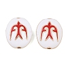Brass Enamel Beads KK-CBA7BFE-01G-03-1