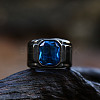 Alloy with Glass Finger Rings for Men FS-WG2A945-17-1