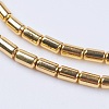 Electroplate Non-magnetic Synthetic Hematite Beads Strands G-F553-03A-G-3