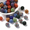Pave Disco Ball Beads X1-RB-A130-10mm-M-1