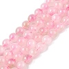 Dyed Natural White Jade Beads Strands G-T138-6mm-210-20-4