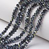 Electroplate Opaque Glass Beads Strands LS-EGLA-A034-P4mm-S02-1