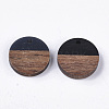 Resin & Walnut Wood Pendants RESI-S358-02C-08-1-2