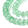 Crackle Transparent Glass Beads Strands GLAA-N068-03A-05-3